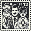 Porch Pirates Movie: The Detectives Postal Stamp